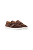 Monk Strap Sneaker - Sparrow Suede