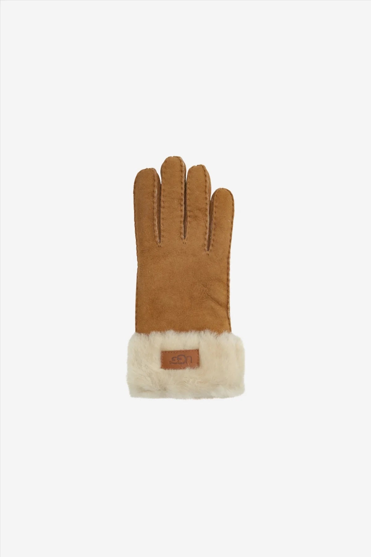 W Turn Cuff Glove - Chestnut