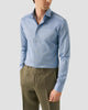 Filo di Scozia Knit Shirt - Light Blue