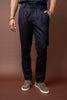 Pintstripe Trouser - Navy