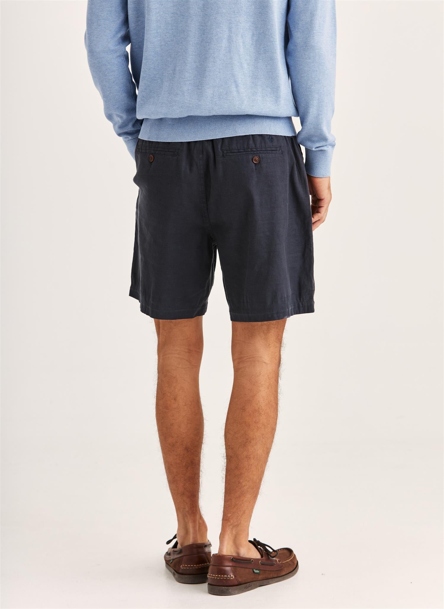 Fenix Linen Shorts - Blue