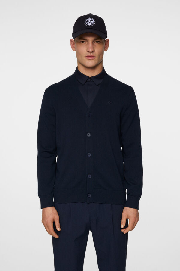 Jarred Knitted Cardigan - Navy