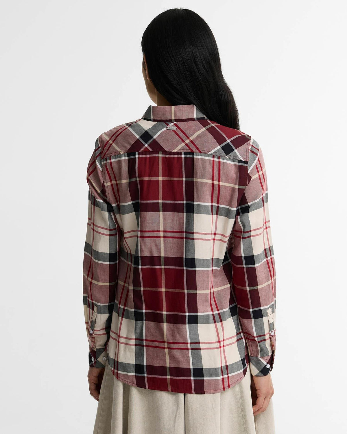 Bredon Regular Long-Sleeved Shirt - Cardinal Tartan
