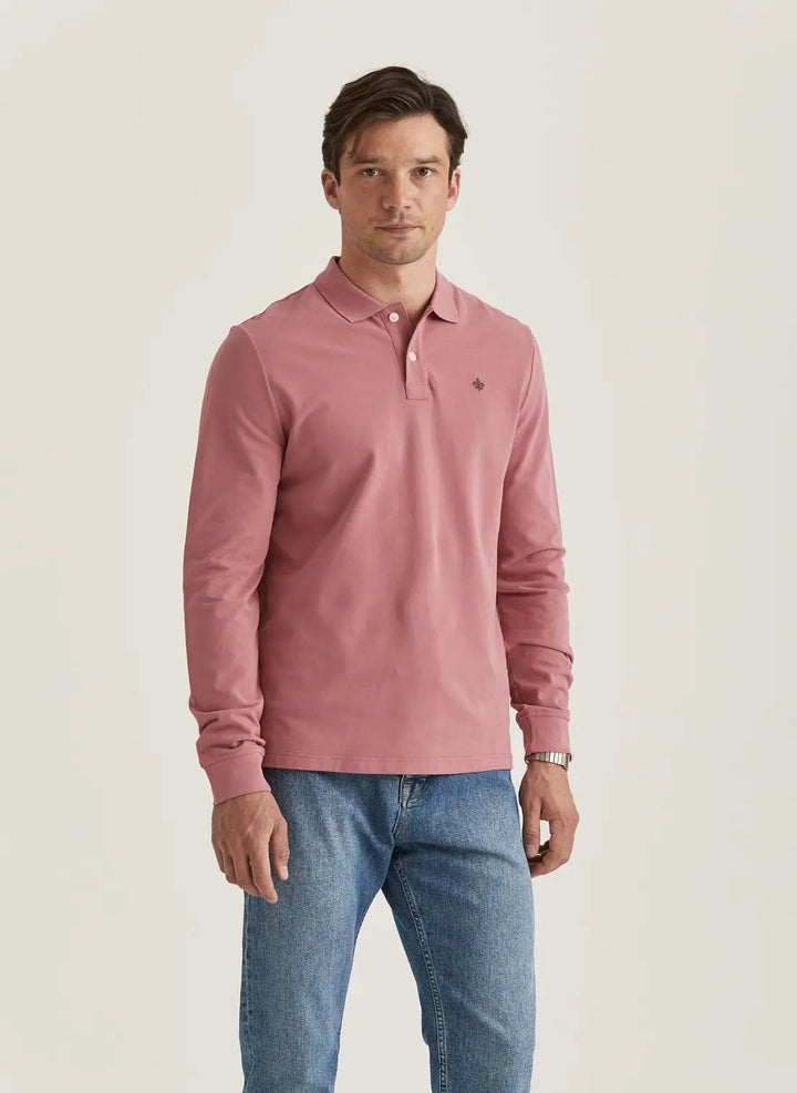 Camden LS Polo - Pink