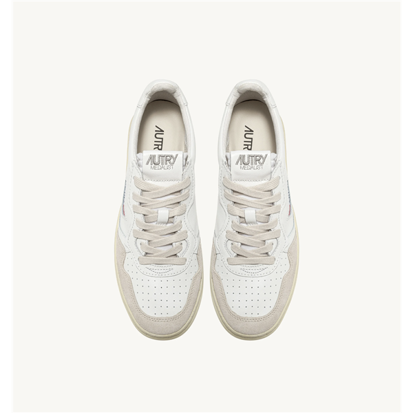 Medalist Low Man - LEAT/SUEDE WHITE