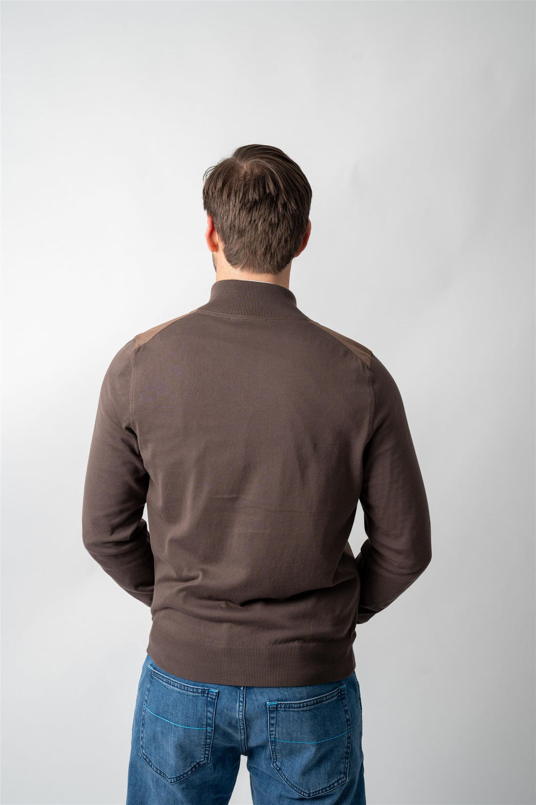 Giubbino Full Zip - Brown