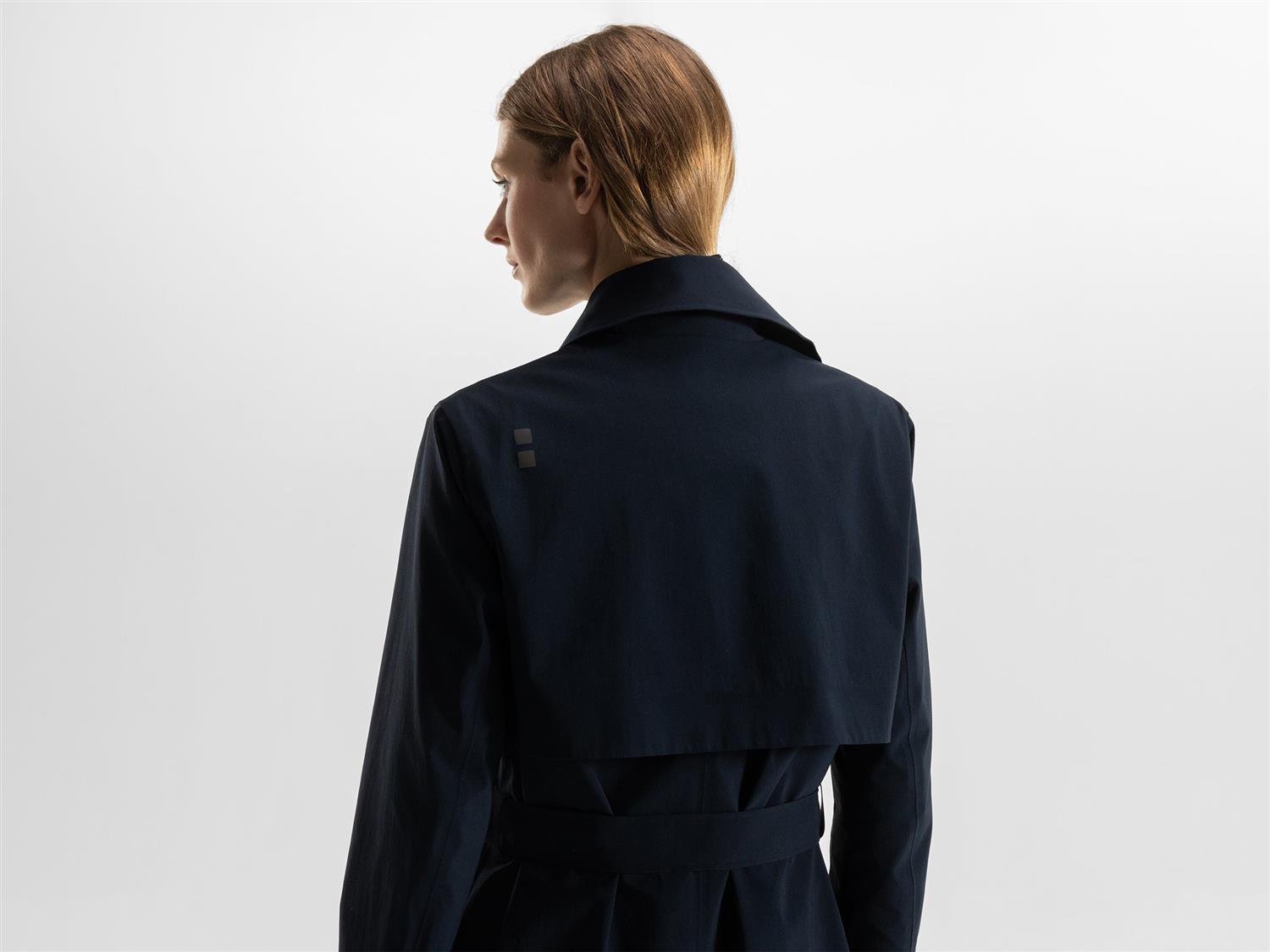 Skylar Trench Coat Navy