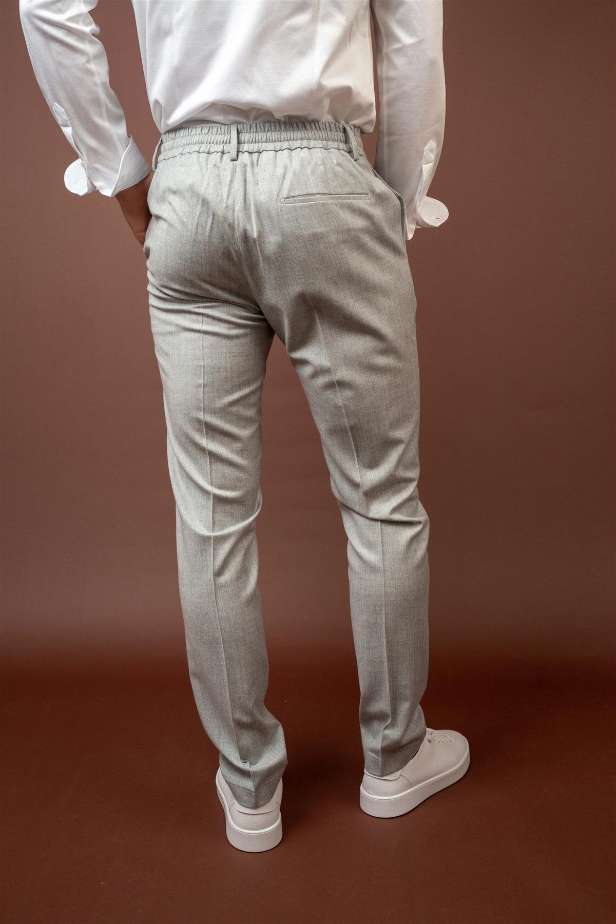 Spiaggia 1P Slik Blend - Light Grey