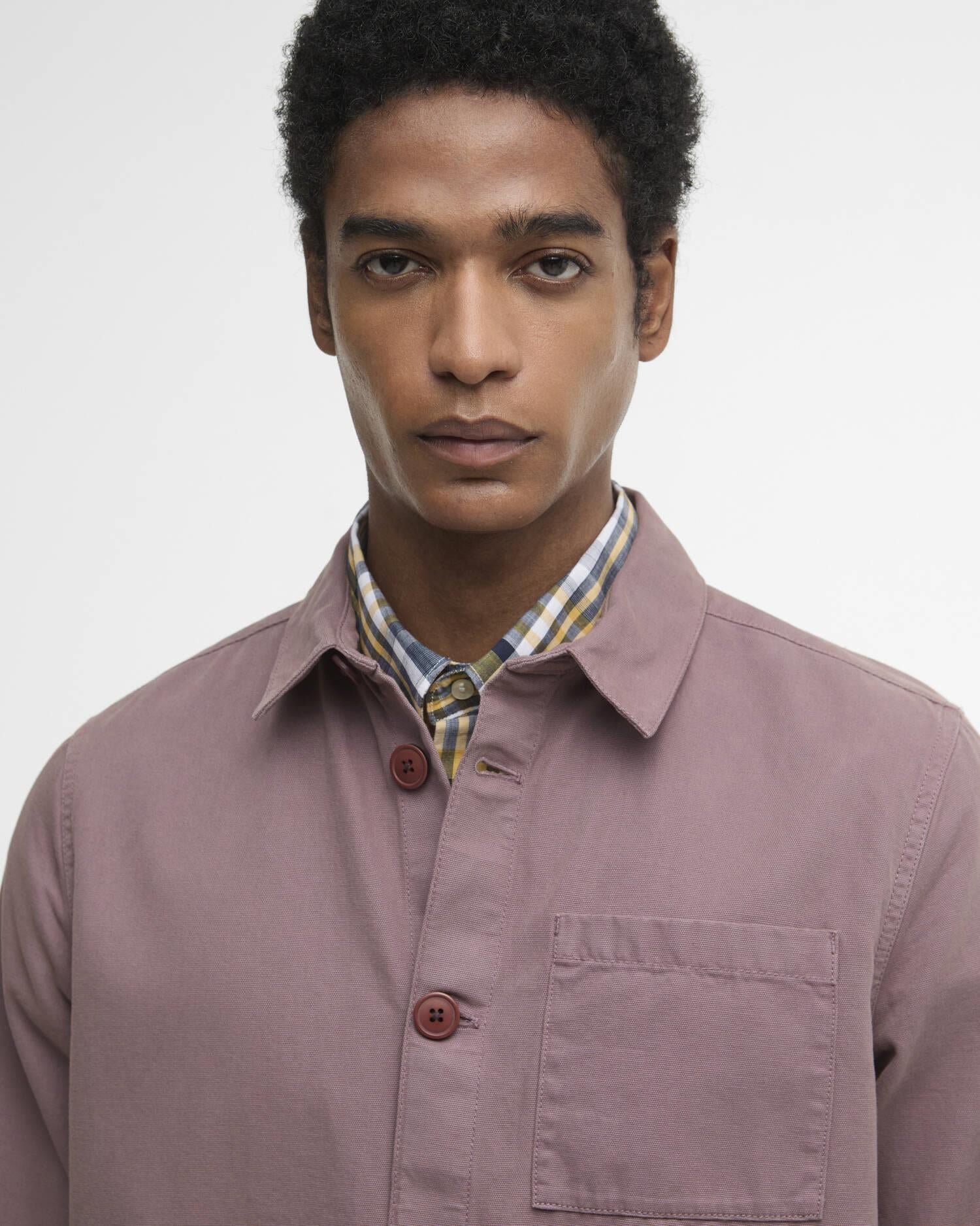 Washed Overshirt - Pepper Corn