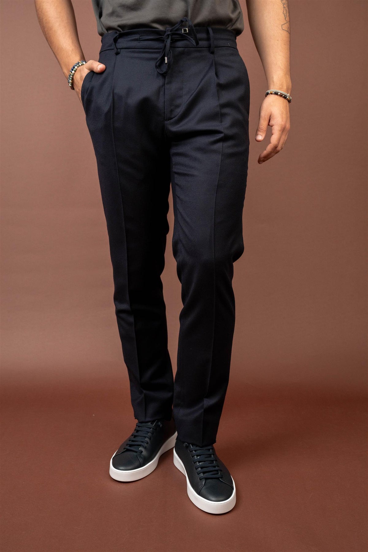 Spiaggia 1P Slik Blend - Navy