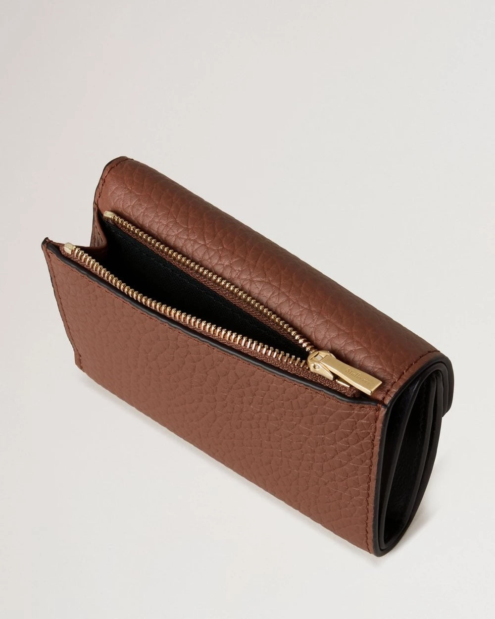 Folded Multi-Card Wallet Bright Oak Heavy Grain