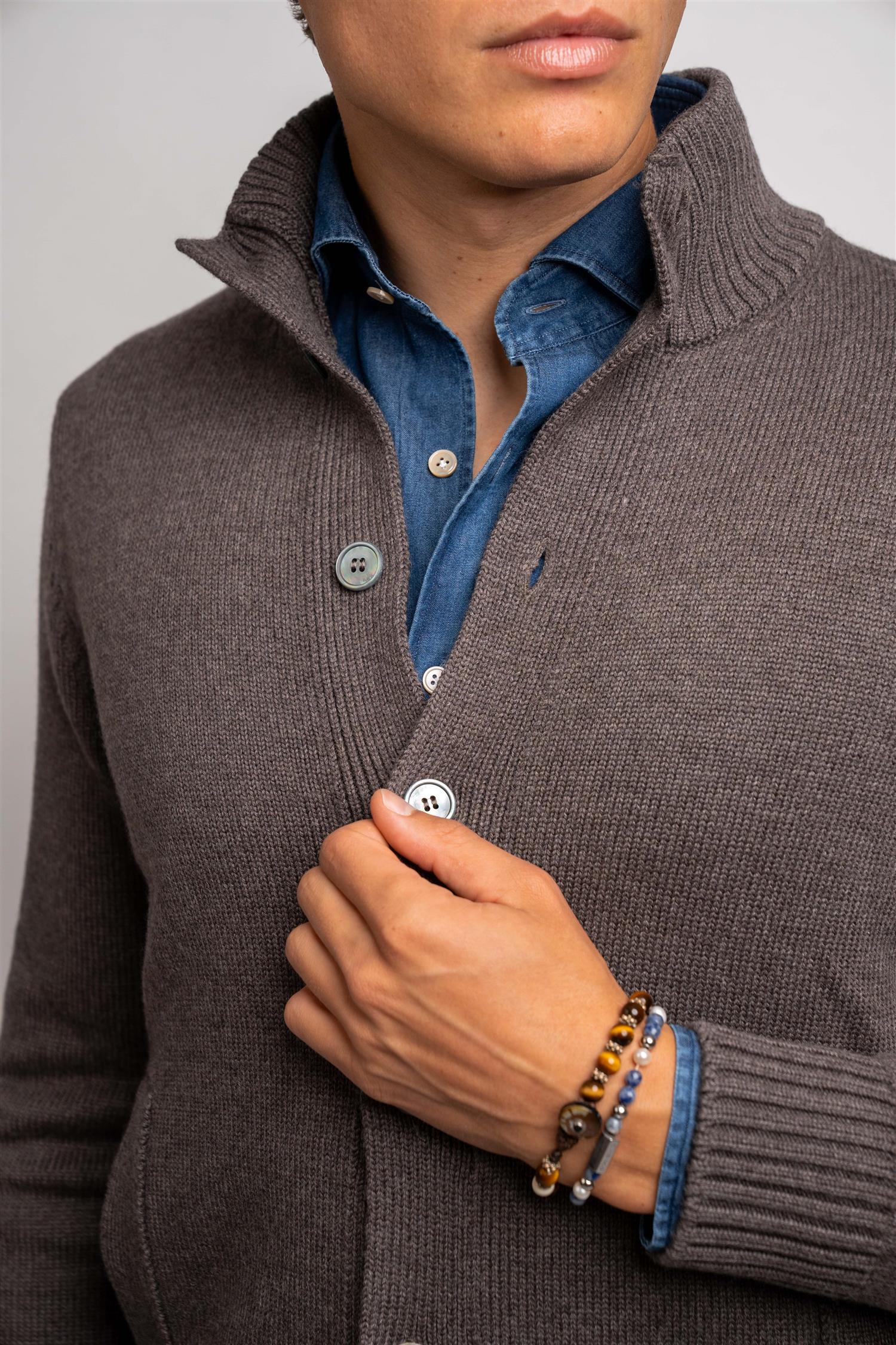 Corean Cardigan - Brown