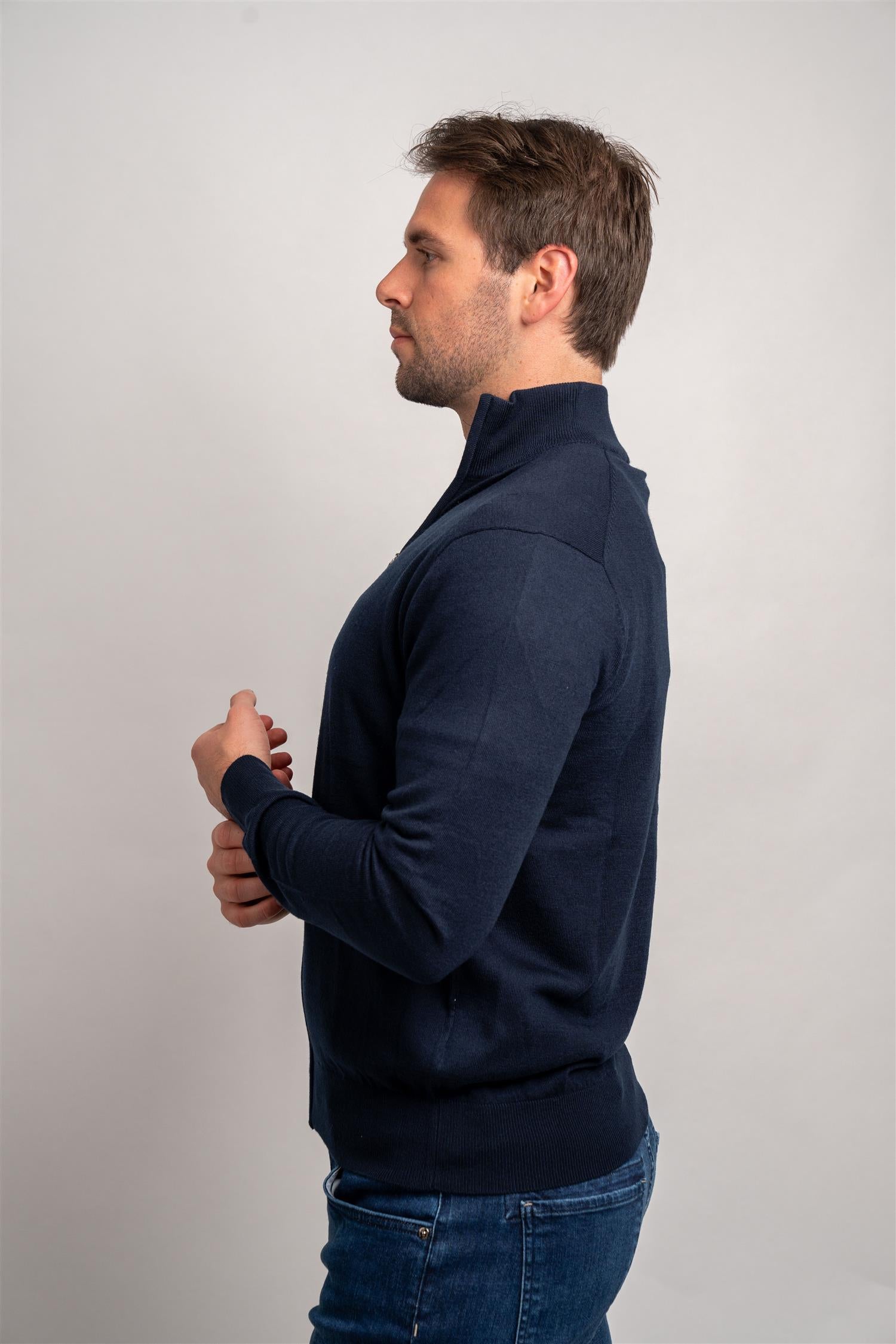 Full Zip - Navy