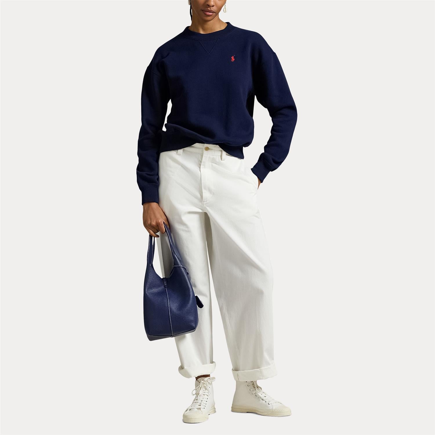 Fleece Crewneck Cruise Navy