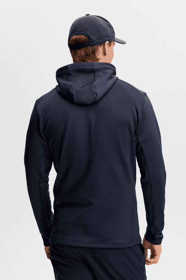 Aerial Quarter Zip Hood - Navy