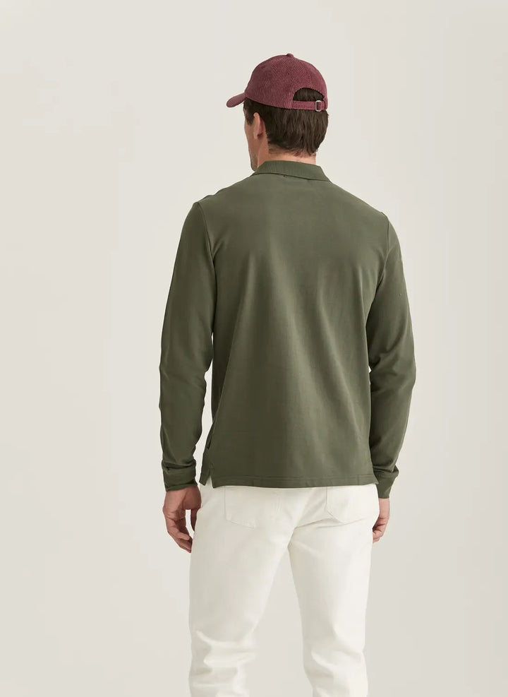 Camden LS Polo - Olive