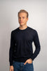 Crew Wool / Cashmere - Navy