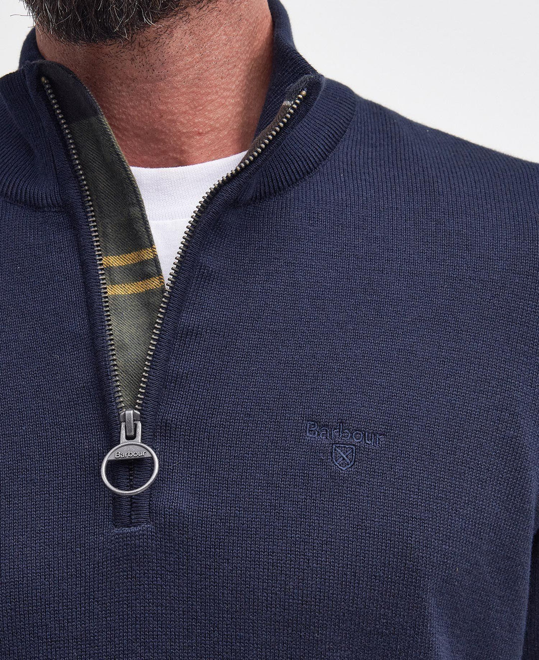 Half Zip Knitted - Navy