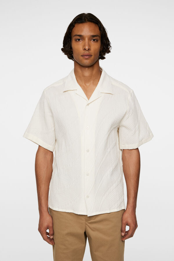 Donso Stretch Texture Shirt - Moonbeam