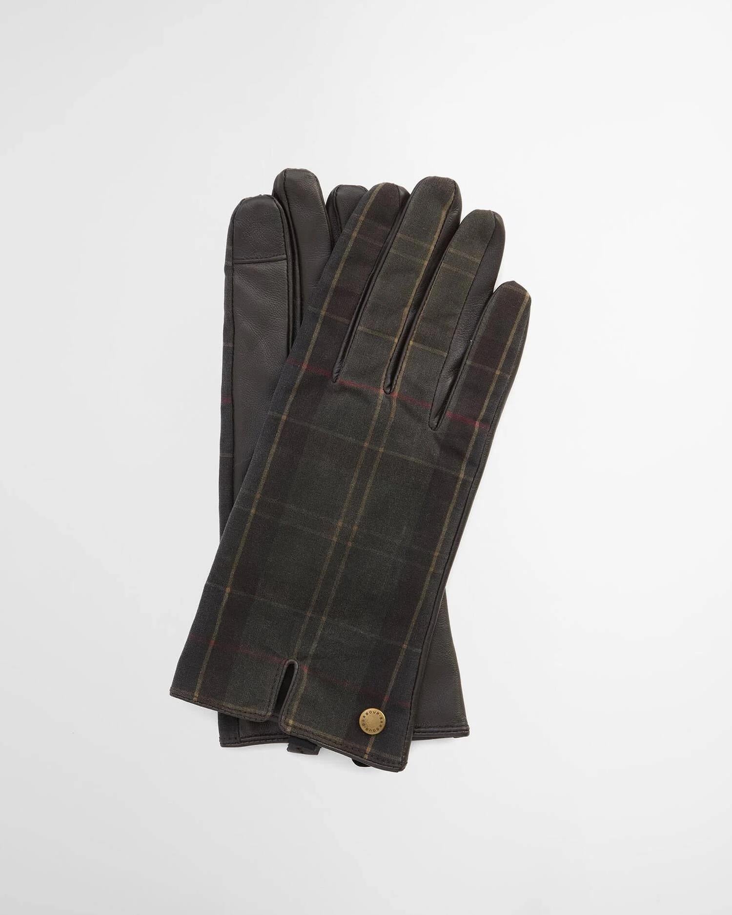 Scarlet Tartan Gloves Classic Brown
