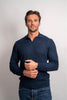Polo LS Knitted - Navy