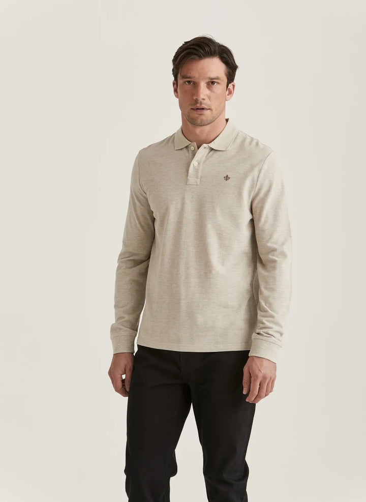 Camden LS Polo - Khaki