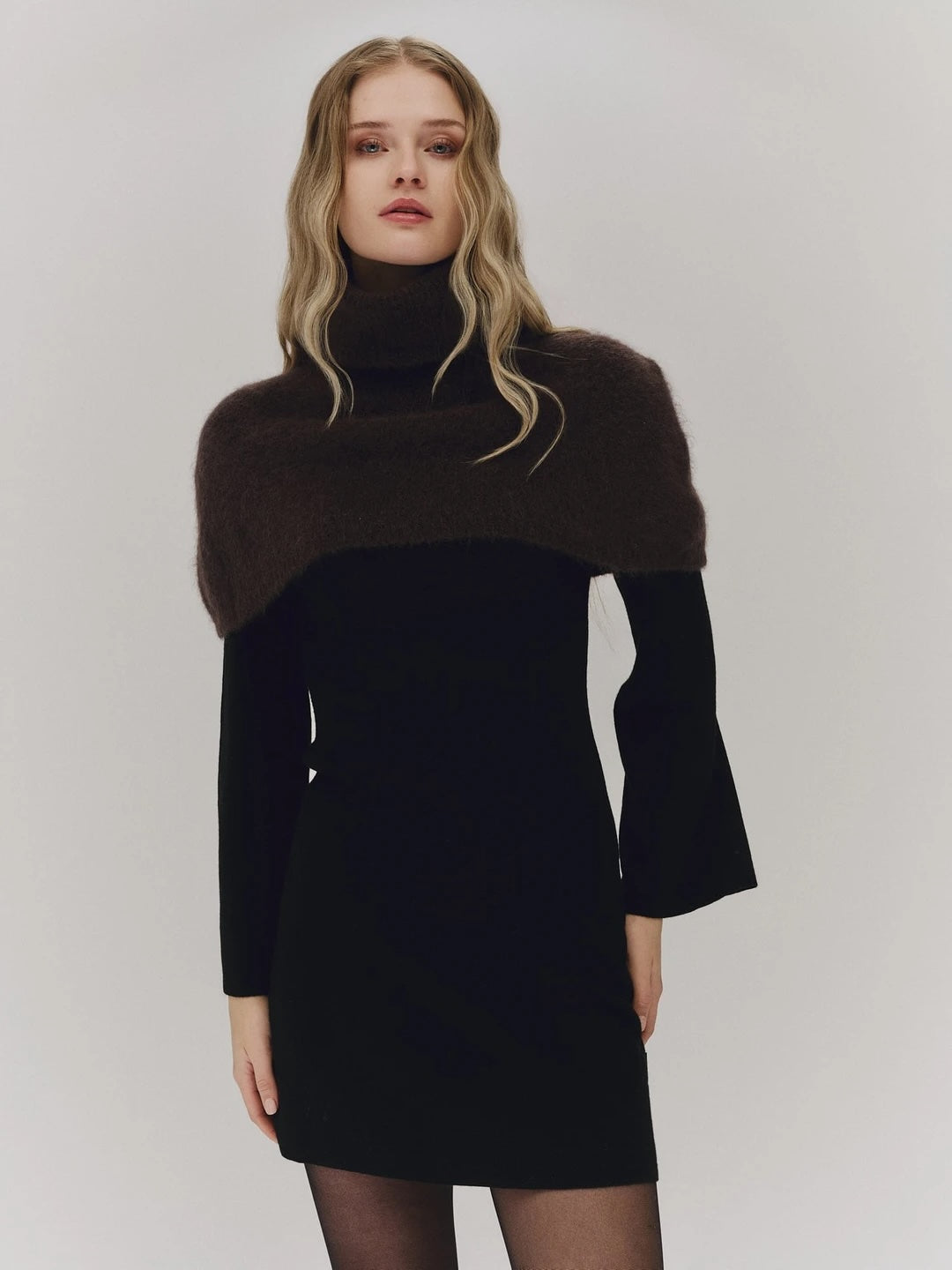 Sylvia Chunky Neck - Dark Brown