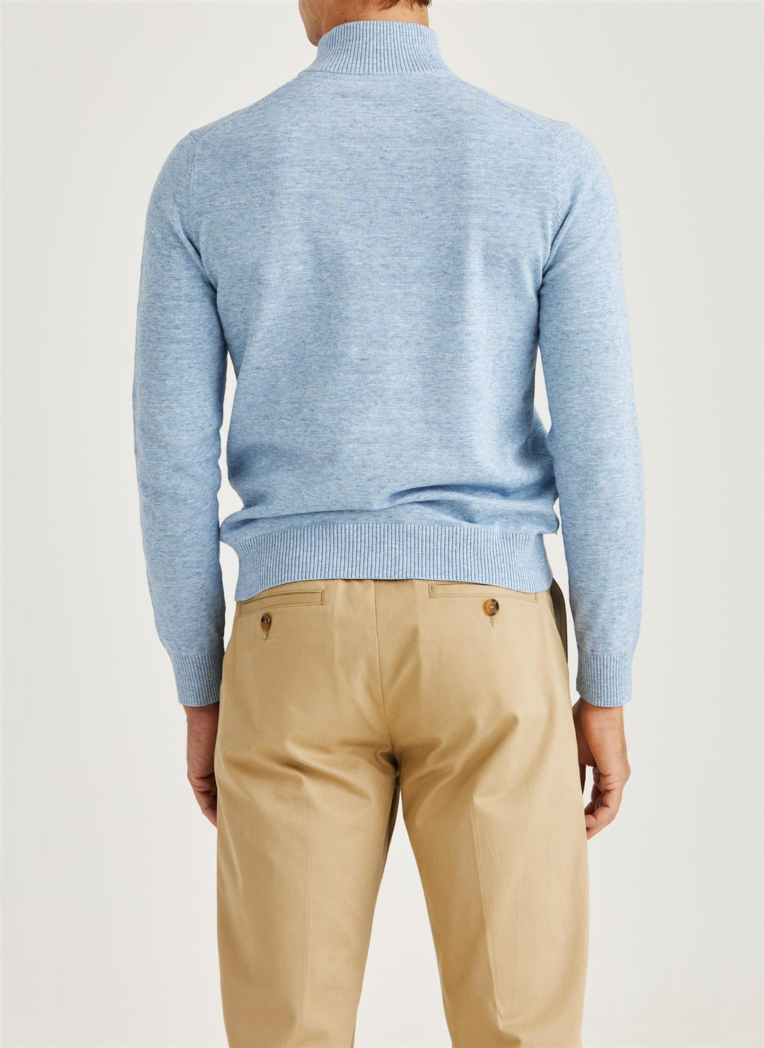 Randall Half Zip - Light Blue