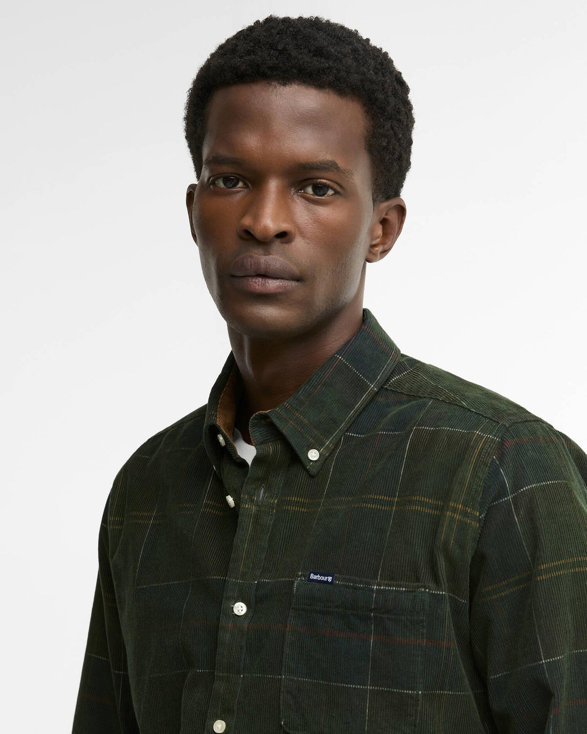 Blair Tailored Cord Shirt - Classic Tartan