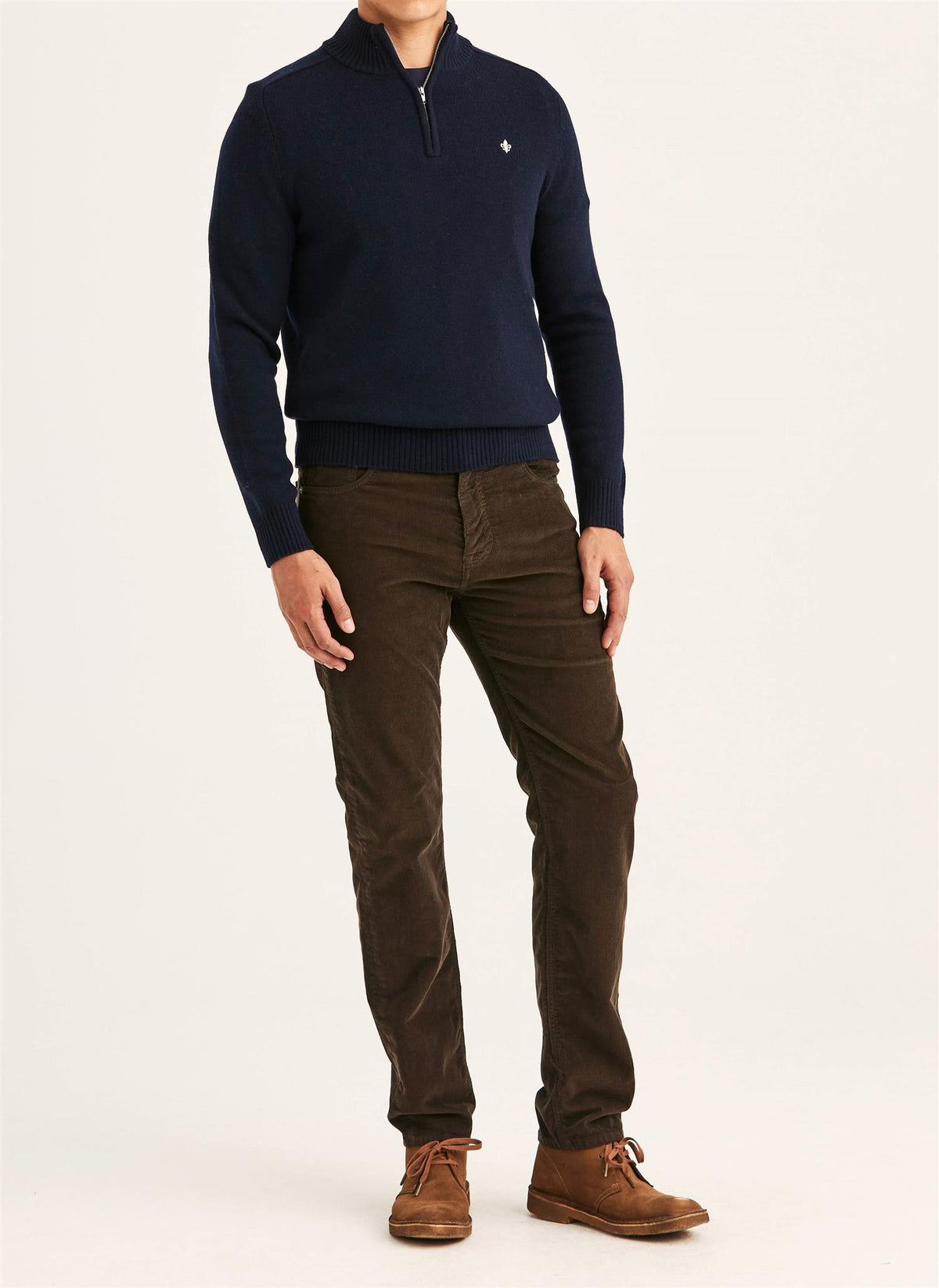 Hertford Half Zip - Navy