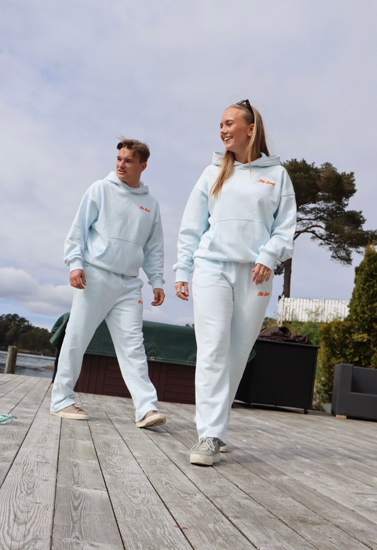 Old Sport Hoodie - Lyseblå