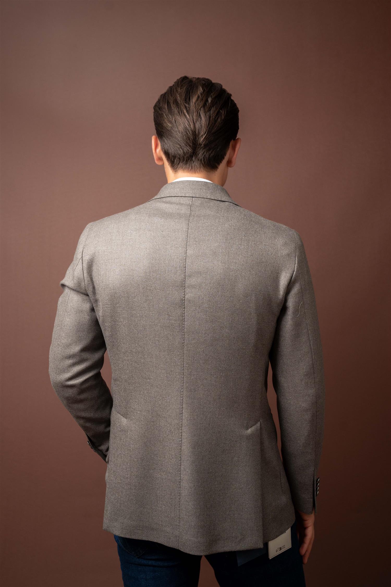Blazer Cashmere Blend - Grå