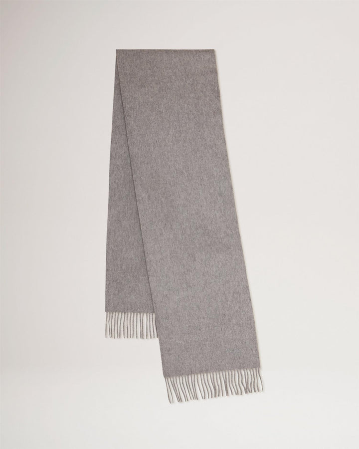 Small Solid Merino Wool Scarf 30 x 200