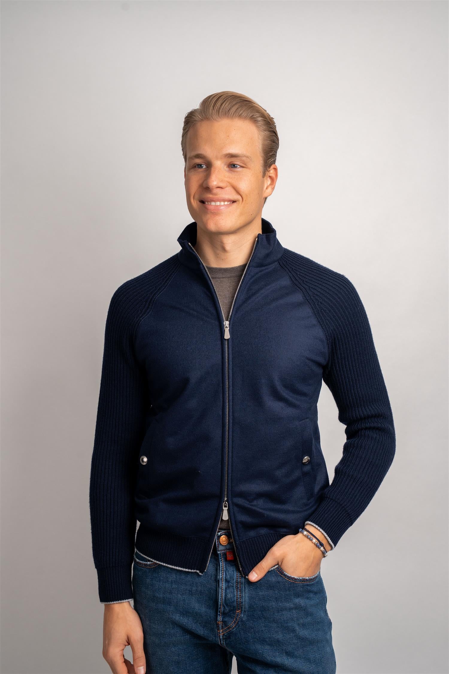 Full Zip Jacket - Blue