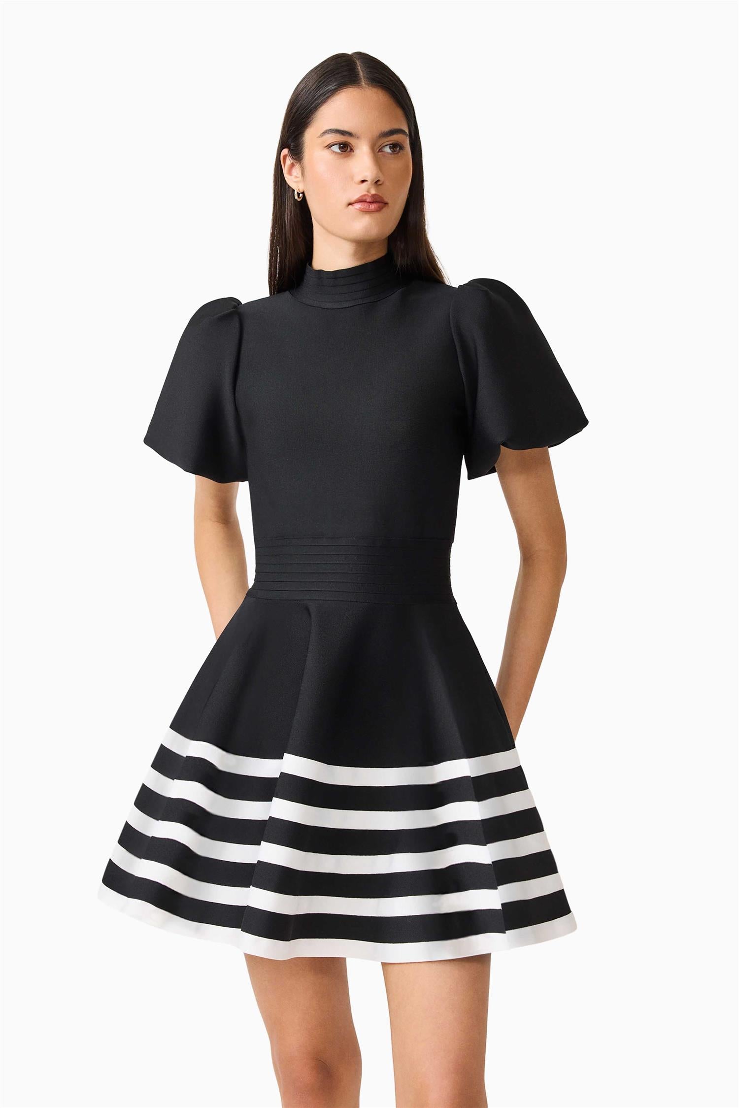 Ninette Puff Mini Dress