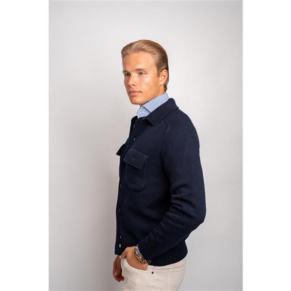 Cardigan Buttons - Navy