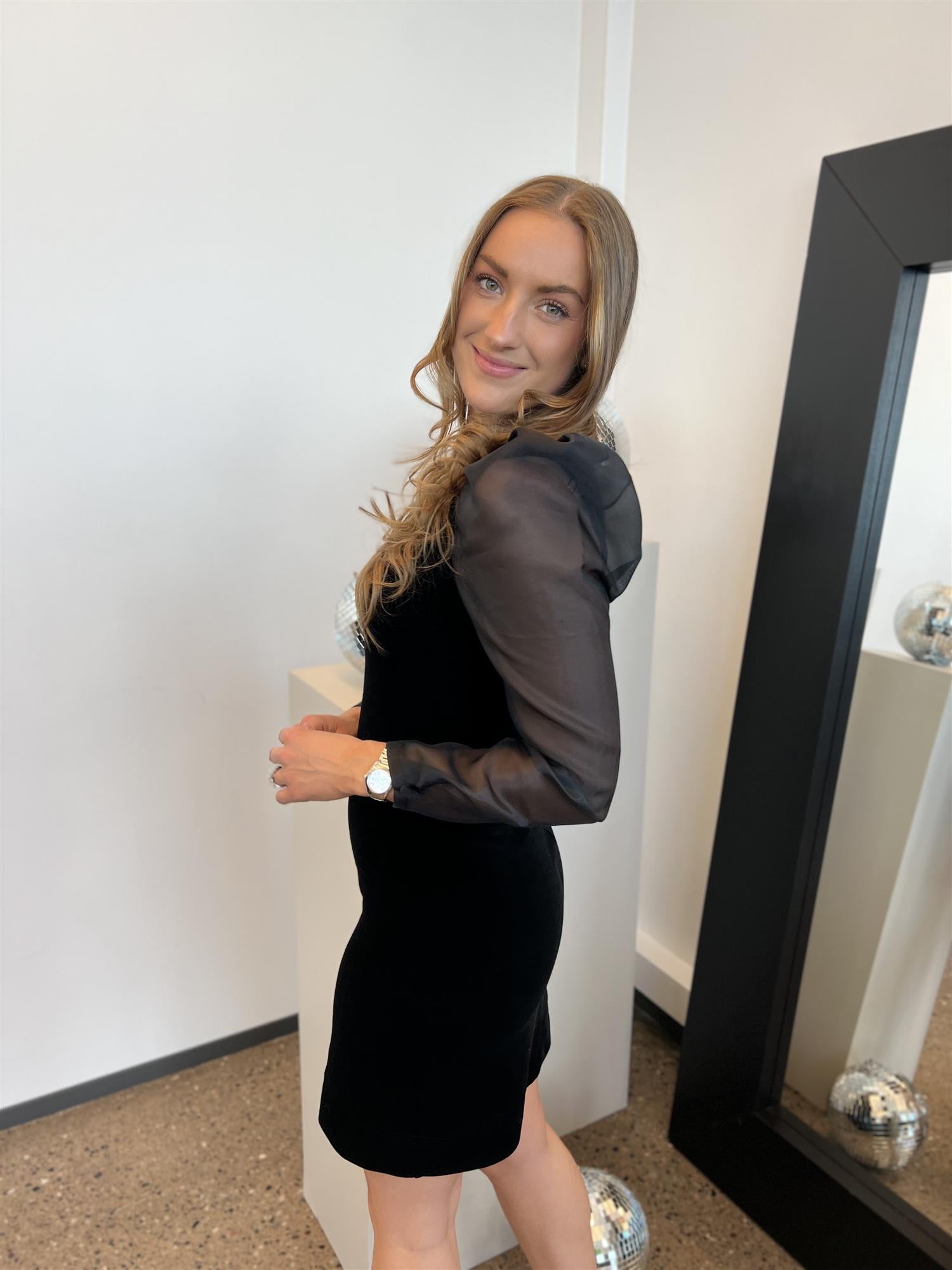 Alberte Velour Dress