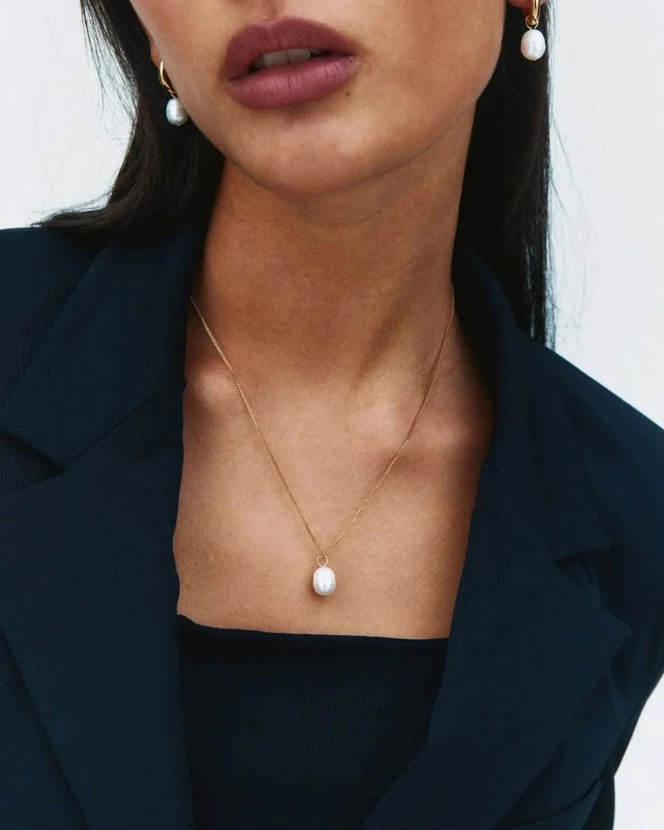 Perla Necklace L Gold