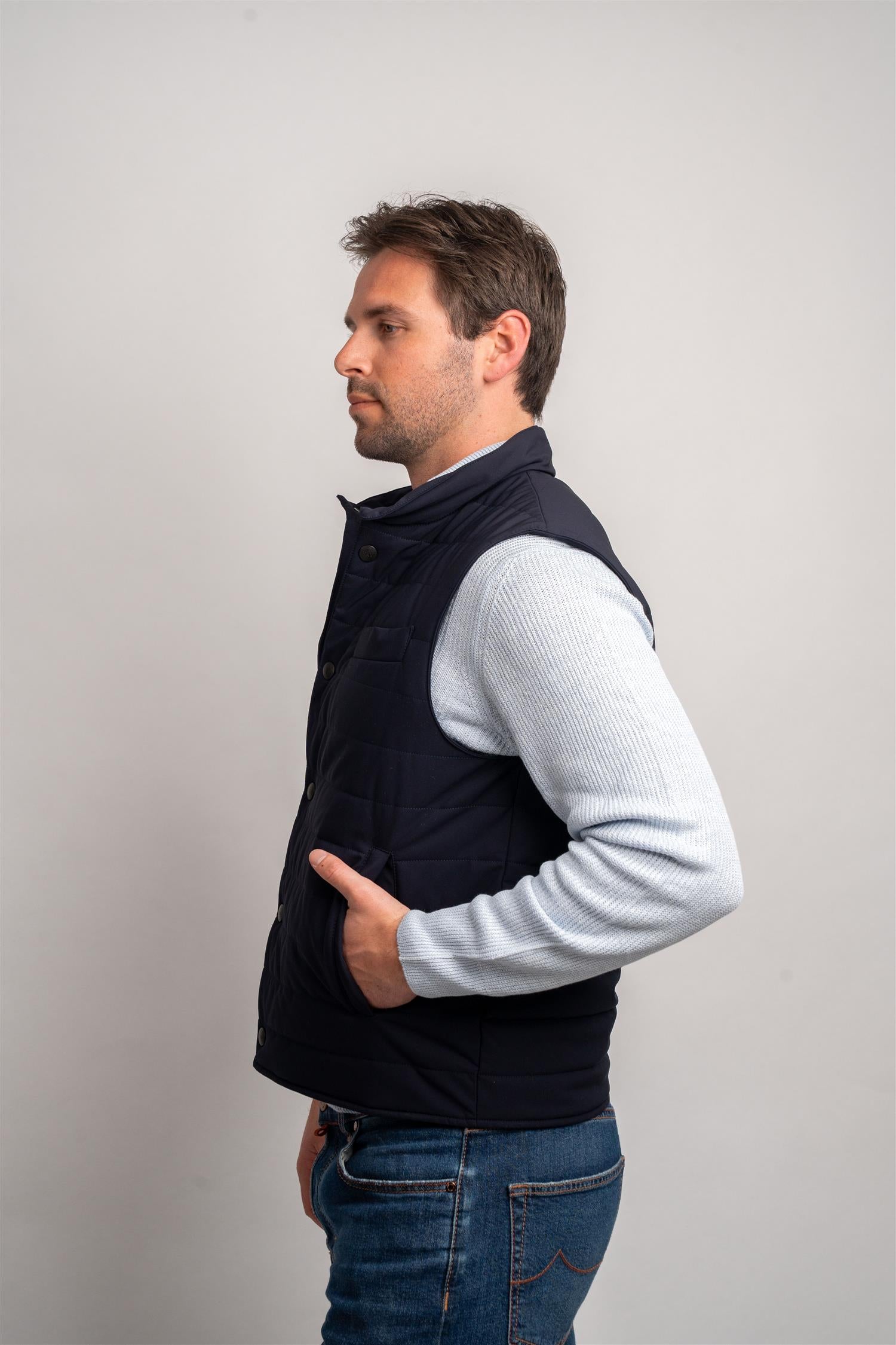 Travel Vest Stretch - Navy