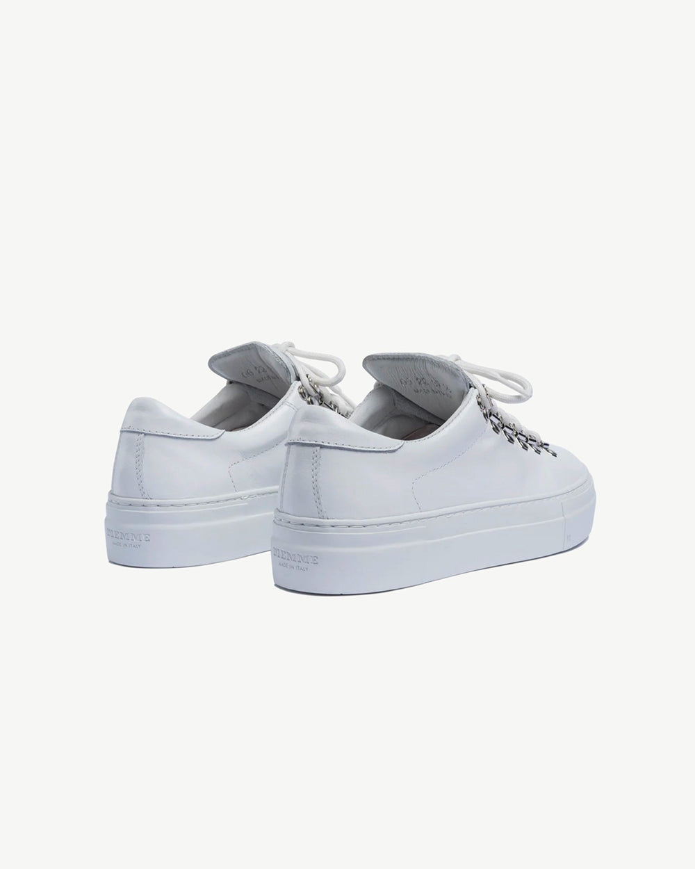 W Marostica Low Platform White Nappa