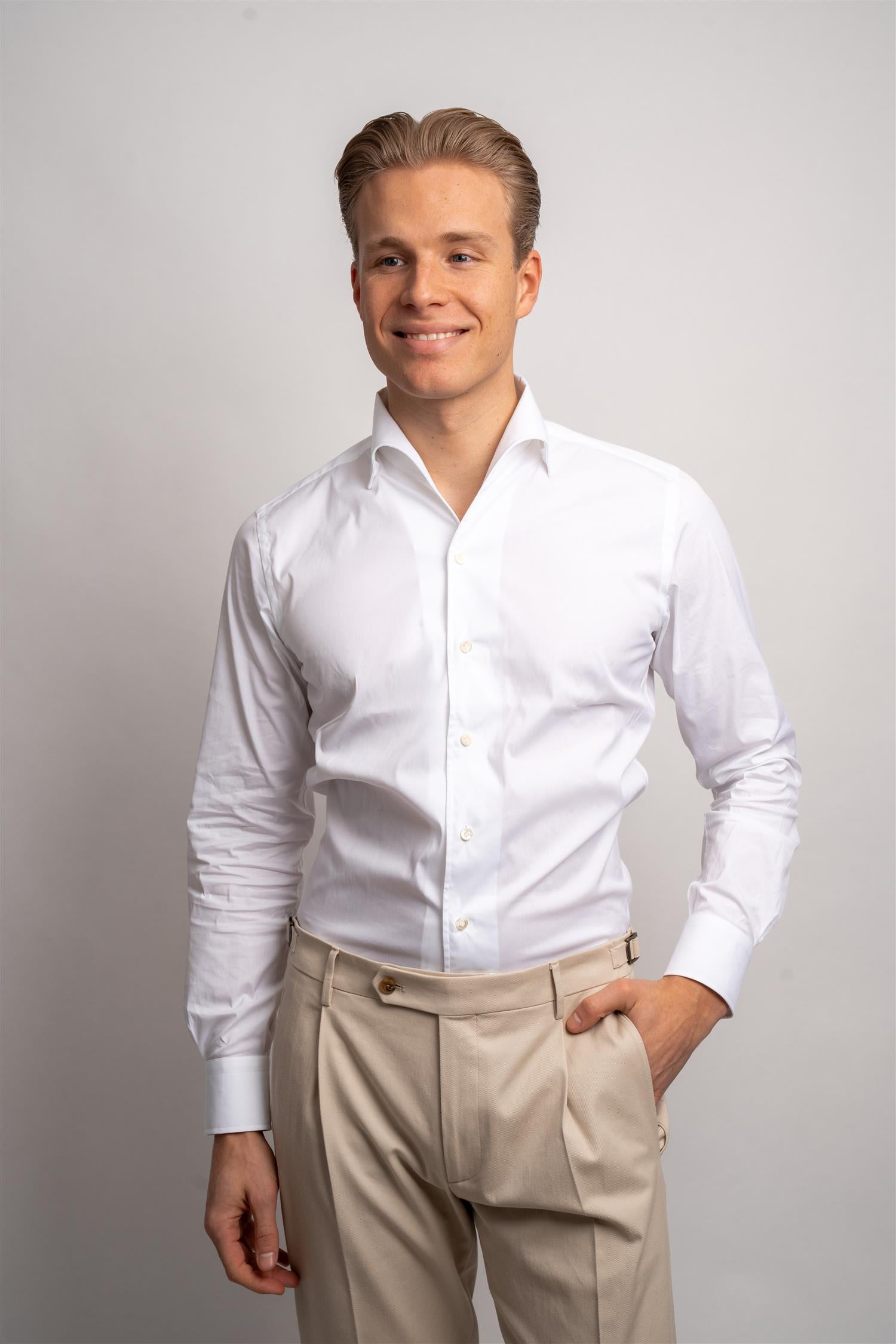 Spread Collar - White