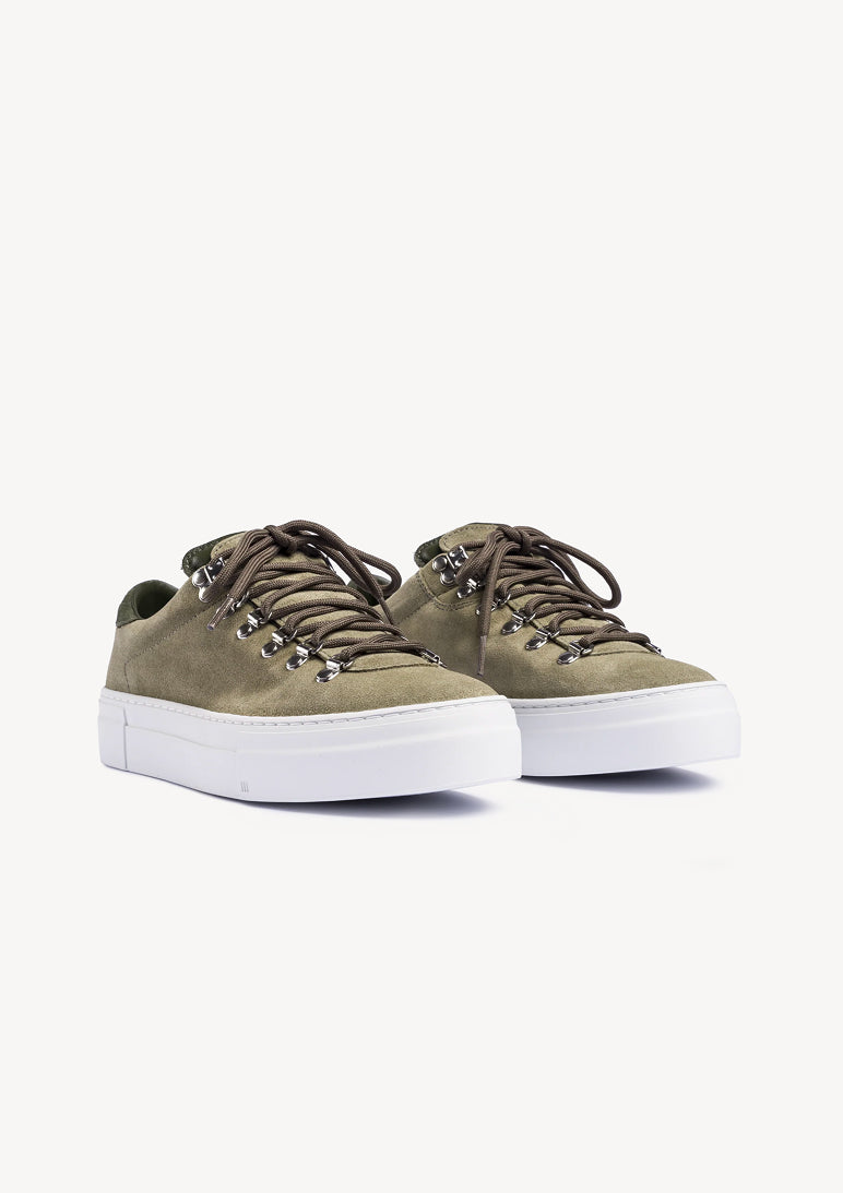W Marostica Low Platform Suede Olive