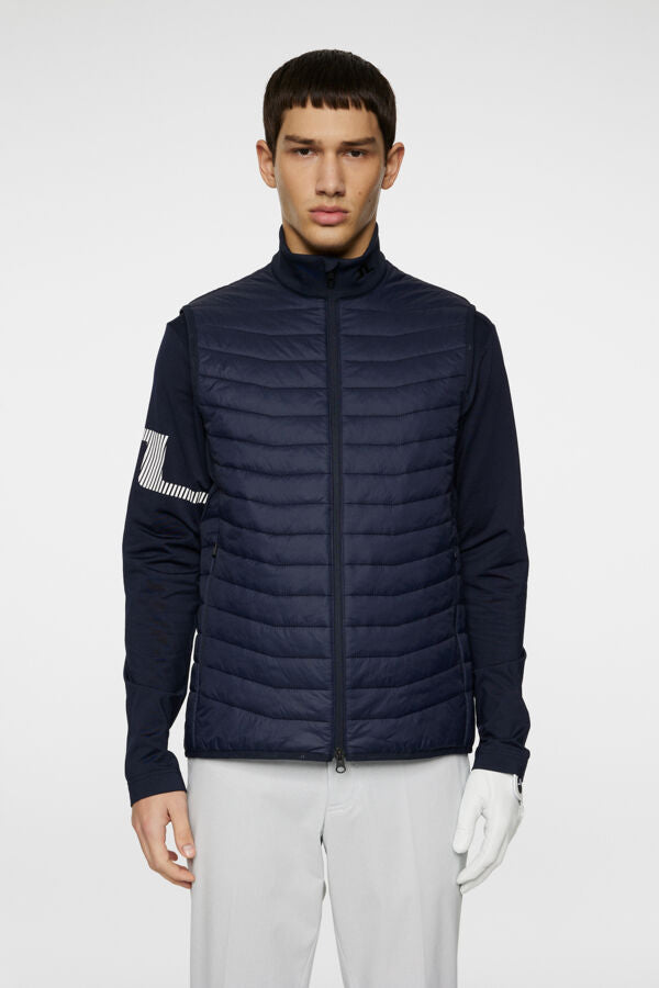 Holden Quilt Hybrid Vest - Navy