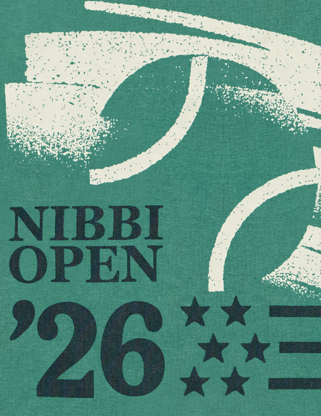 Nibbi Open T-Shirt - Washed Green