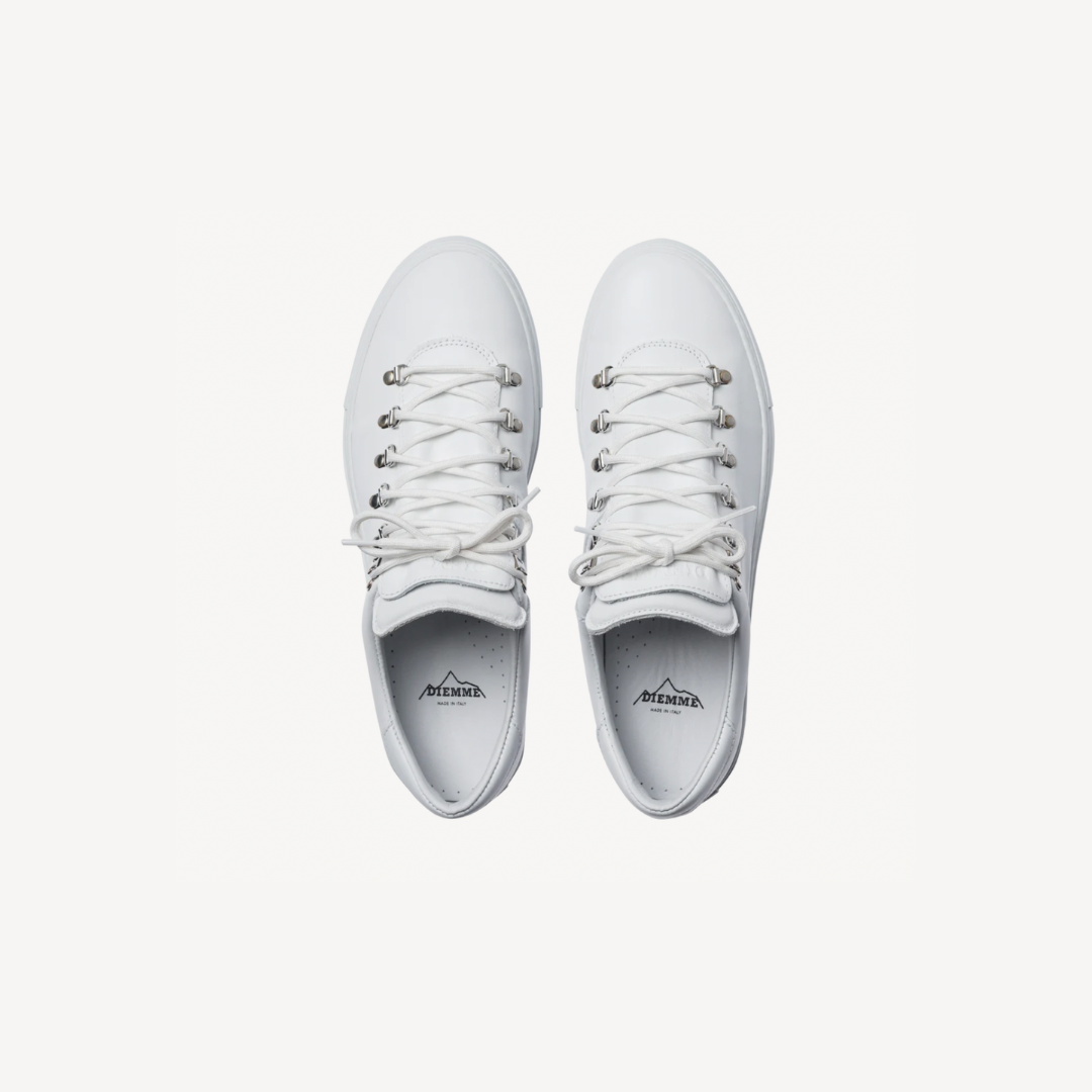 Marostica Low - White Nappa