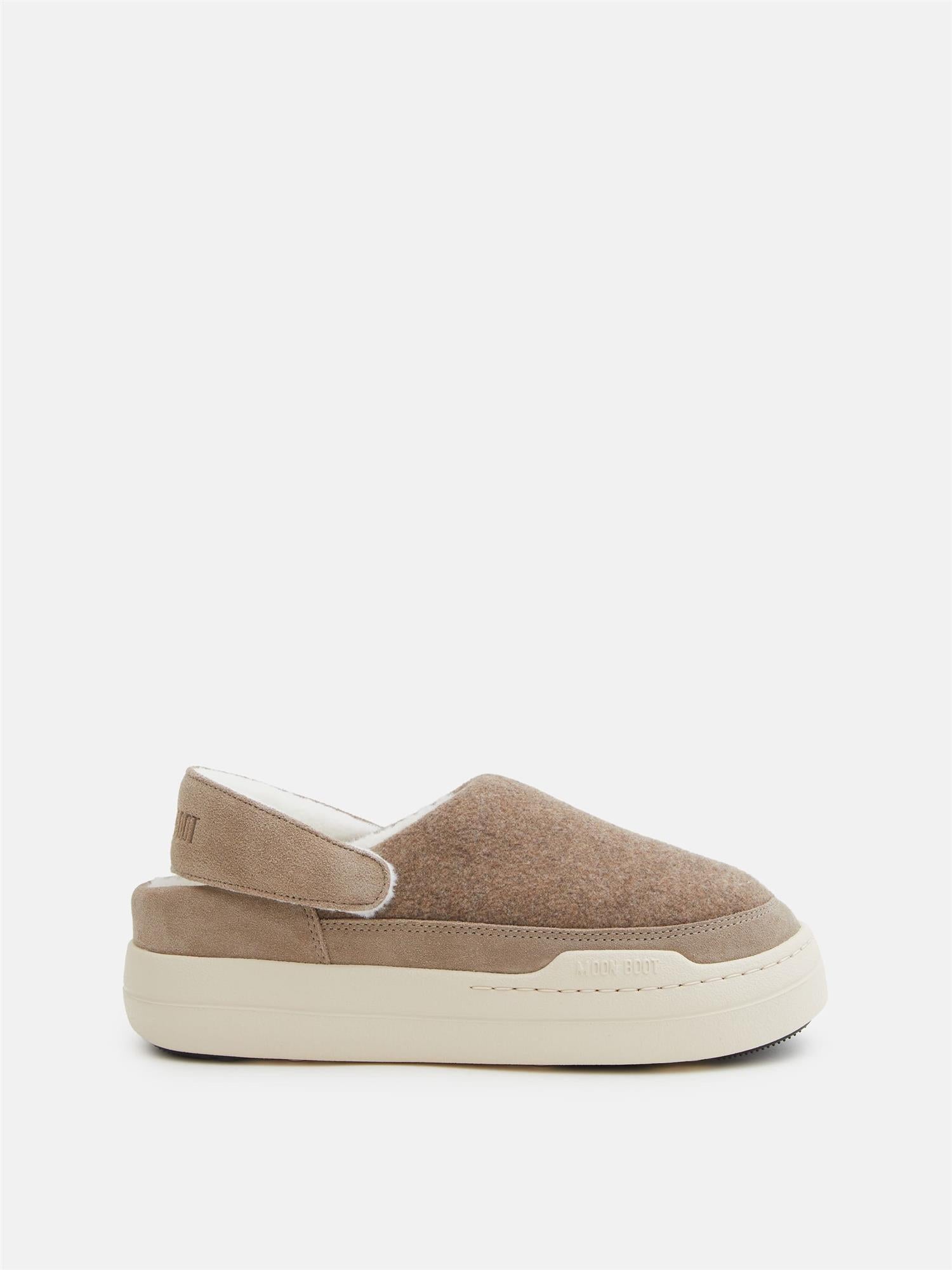 MB Park Clog Felt Beige Melange