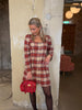 Tailored Mini Dress Checks
