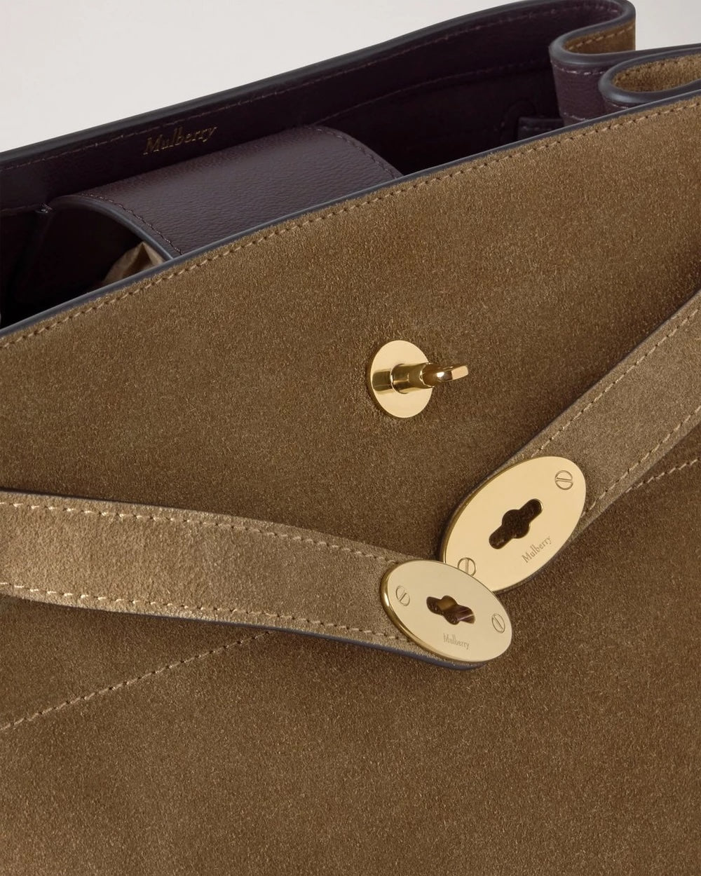 Large Islington Bucket Suede Salcombe Sand