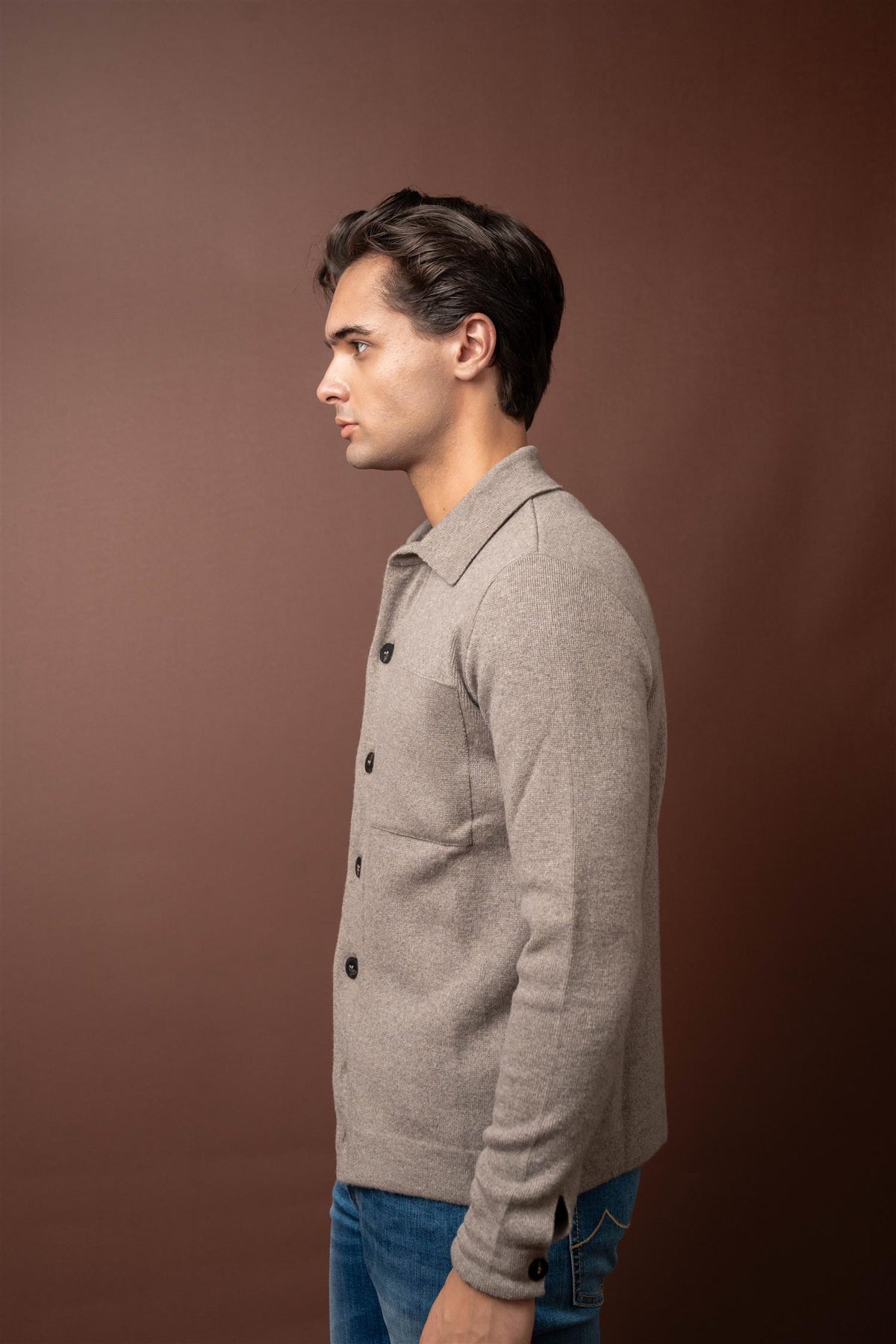 Cardigan - Taupe