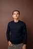 Crewneck Fine Merino - Navy